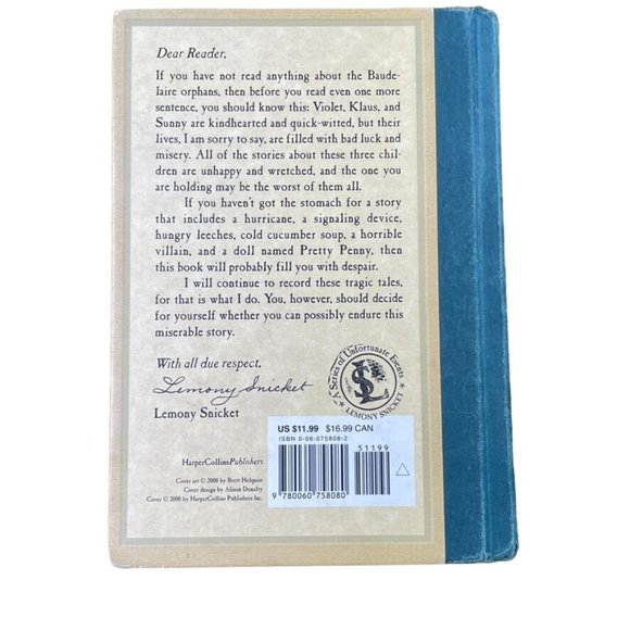 The Wide Window Lemony Snicket Book 3 A Series of Unfortunate Events u 2000 - Picture 2 of 10